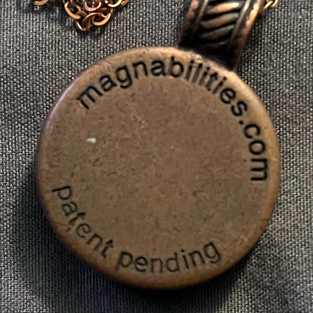 Magnabilities Magnetic beach Insert Pendant necklace vintage interchangeable - Picture 3 of 5
